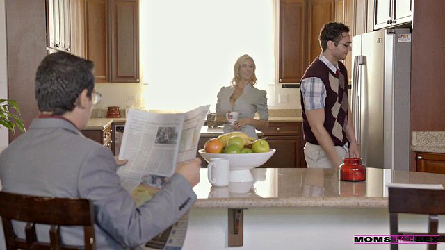 Big Tits Milf Tempts Stepson on Family Trip