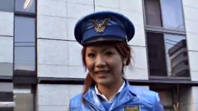 Subtitled Japanese public nudity miniskirt police striptease