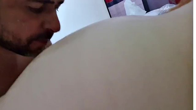 I licked her ass full of semen