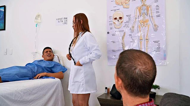 Mr. Garrison Shows Up at Her Clinic Desperate to Deal with His Stepson's Massive Erection and Let